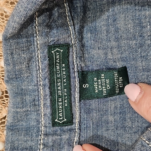 Ralph Lauren Denim Blouse - Picture 10 of 16